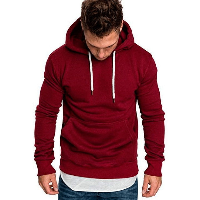 Litthing 2019 Solid With Pocket Hoodies Men Sweatshirts Rapper Hip Hop Hooded Pullover Sweatershirt Male Clothes Sudadera Hombre