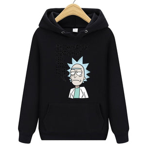 Brand Rick Morty Printed Hooded Hoodies Men Autumn Winter Cotton Long Sleeve Hip Hop Rick Morty Streetwear Clothing Man