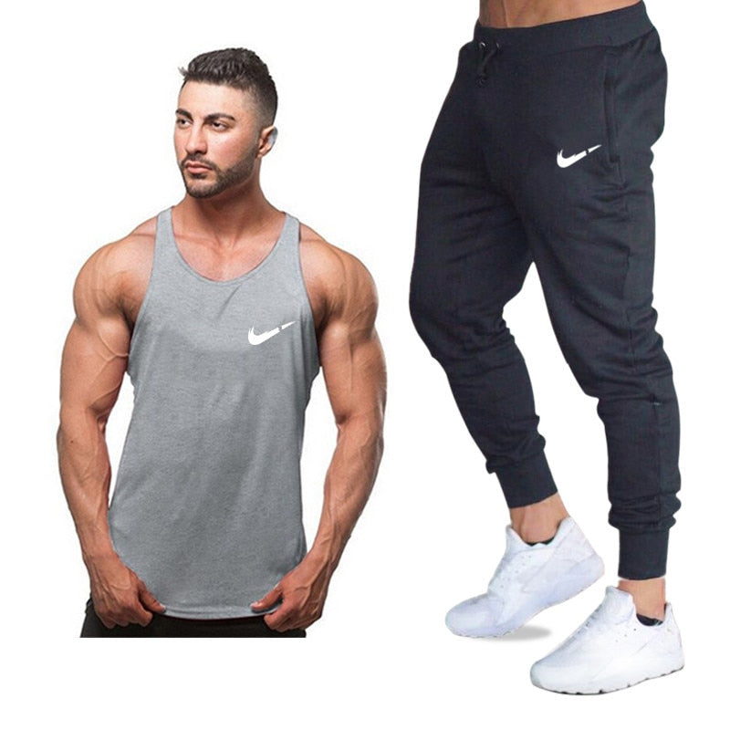 Brand gyms clothing Brand singlet bodybuilding stringer tank top men fitness shirt muscle guys sleeveless vest Tanktop