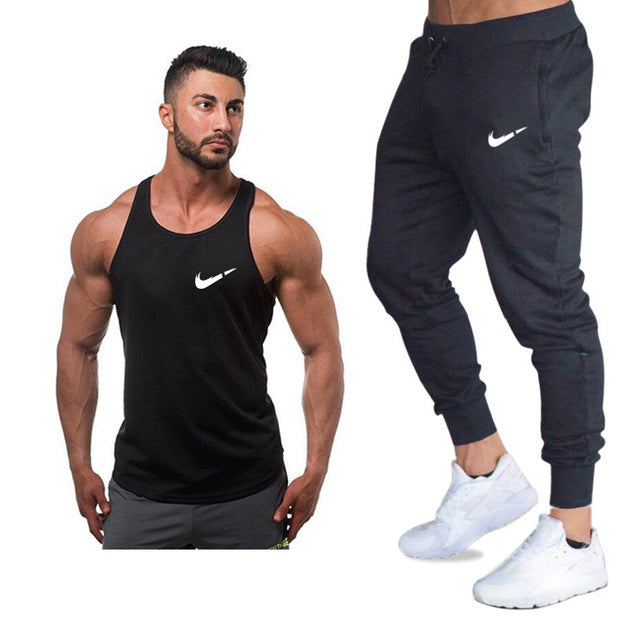 Brand gyms clothing Brand singlet bodybuilding stringer tank top men fitness shirt muscle guys sleeveless vest Tanktop