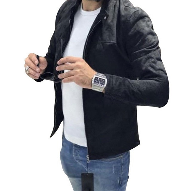 Casual Men's jacket Raglan Zipper Hoodies Jacket Autumn Spring Male Slim Pleated Sweatshirts Long Sleeve Outerwear Tops