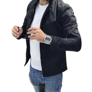 Casual Men's jacket Raglan Zipper Hoodies Jacket Autumn Spring Male Slim Pleated Sweatshirts Long Sleeve Outerwear Tops