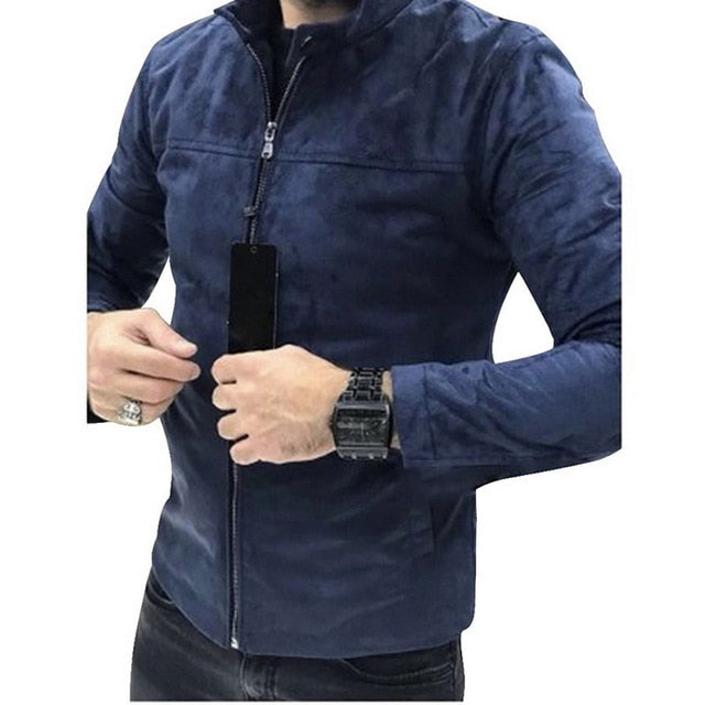 Casual Men's jacket Raglan Zipper Hoodies Jacket Autumn Spring Male Slim Pleated Sweatshirts Long Sleeve Outerwear Tops