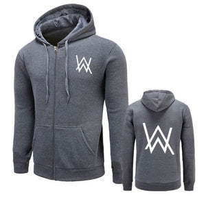 HOT SALE Alan Walker DJ Hoodies High Quality Hooded Sweatshirt Men Women Hip Hop Streetwear Zipper Hoodie Casual Brand Clothing