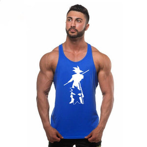 2019New fashion  Fitness vest +Shorts Sets Men  Summer Casual  Men Tracksuits Brand Clothing tank Tops Set Cotton shorts  Male