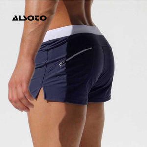 ALSOTO Summer Swimwear Men Breathable Men's Swimsuits Trunks Boxer Briefs Sunga SwimSuits Maillot De Bain Beach Shorts 2019 New