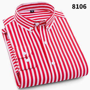 Quality Summer Brand Men Casual Dress Shirts New Turn Down Collar Mans Short Sleeve Shirt Striped Soft Breathable Male Outwears