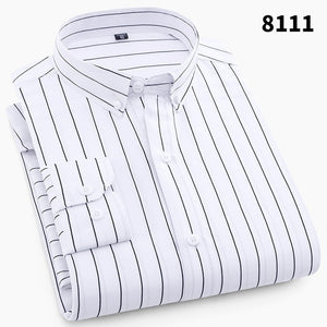 Quality Summer Brand Men Casual Dress Shirts New Turn Down Collar Mans Short Sleeve Shirt Striped Soft Breathable Male Outwears