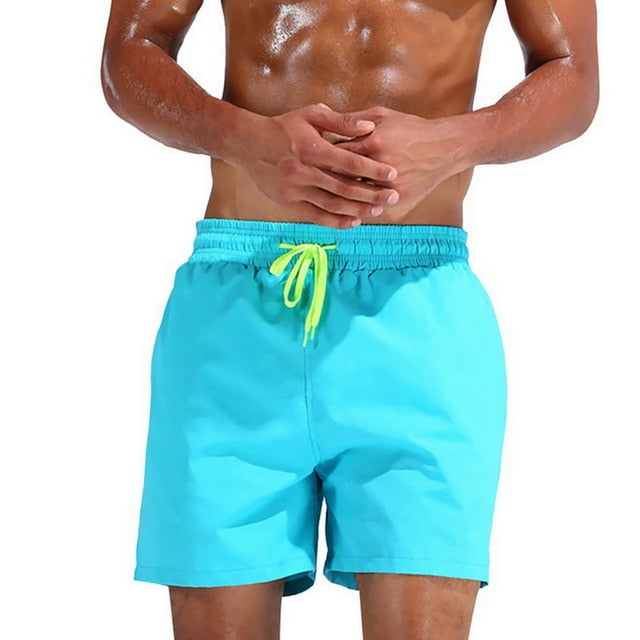 Laamei Men Beach Short Summer Board Shorts Swimwear Short Briefs Male Breathable Elastic Waist Short Masculino Plus Size 3XL