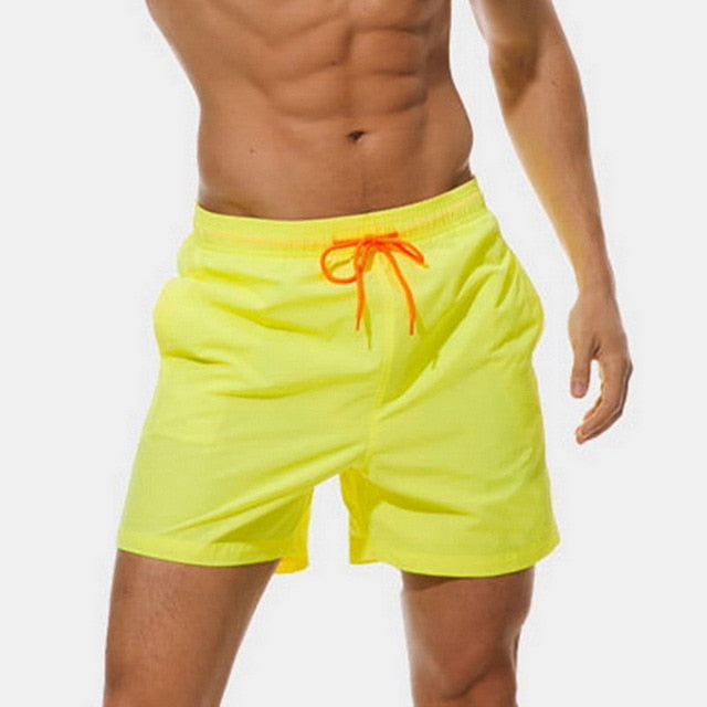 Laamei Men Beach Short Summer Board Shorts Swimwear Short Briefs Male Breathable Elastic Waist Short Masculino Plus Size 3XL