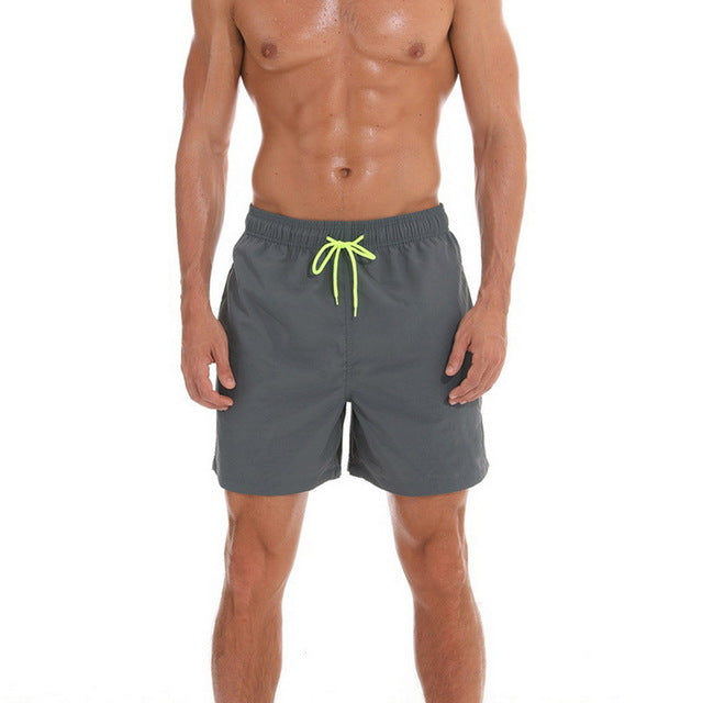 Laamei Men Beach Short Summer Board Shorts Swimwear Short Briefs Male Breathable Elastic Waist Short Masculino Plus Size 3XL