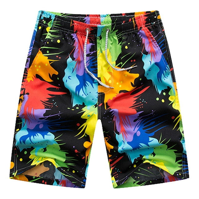 MoneRffi Mens Swimwear Quick Dry Short Pant 4XL Summer Unisex Surf Sports Beach Board Trunks Loose Cotton Plus Size Pant Trouser